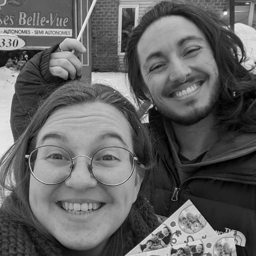 Dimitri Côté et Noémie Bellehumeur